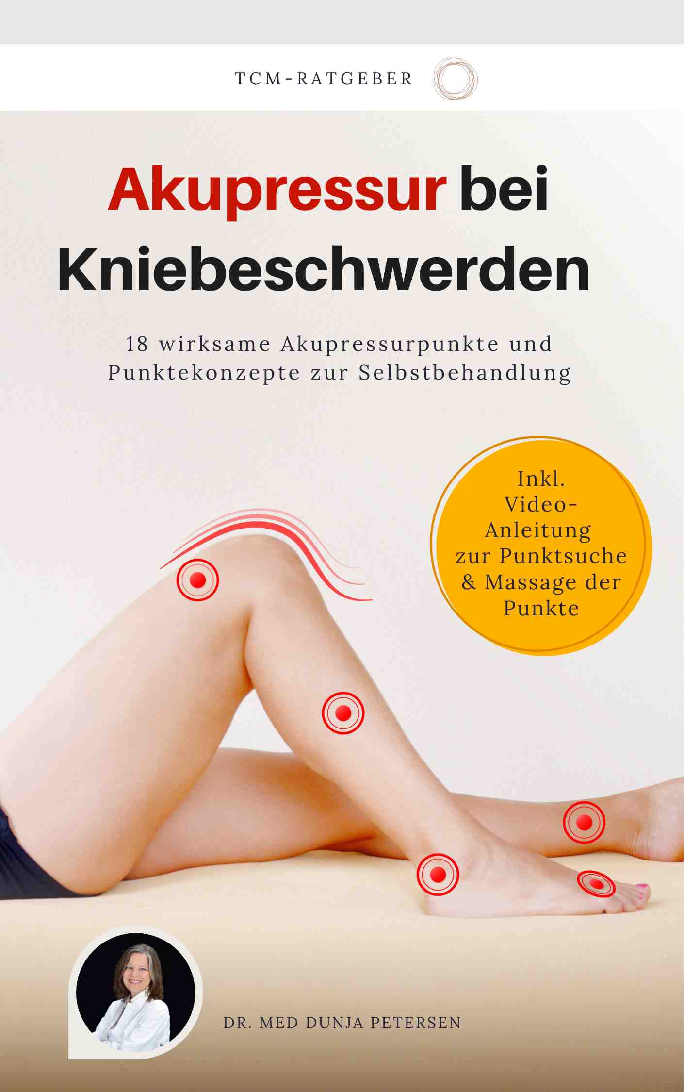Cover vom Buch Akupressur bei Kniebeschwerden